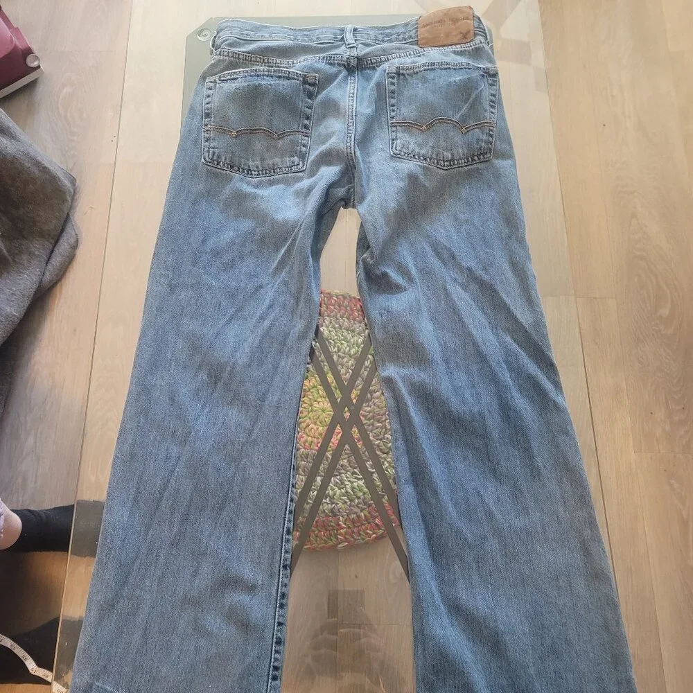 American Eagle Outfitters Men's Original Boot Stone Washed Jeans Size 31x30